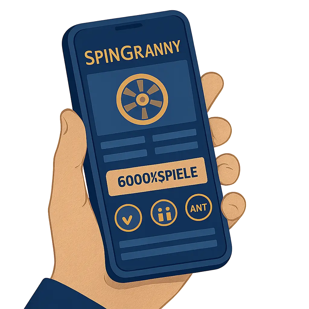 SpinGranny App: Mobiles Casino in Deutschland visual guide for SpinGranny Casino